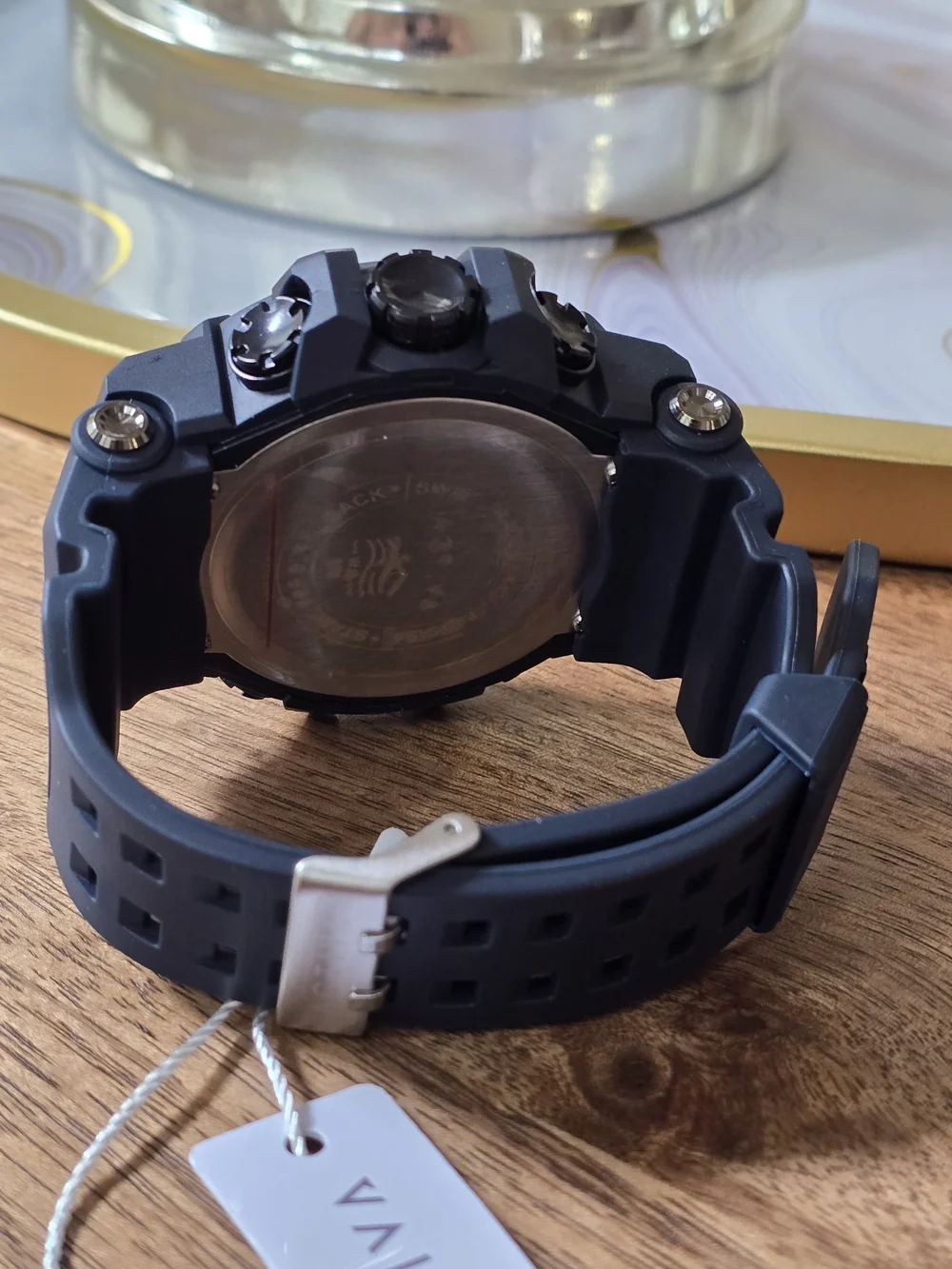 Ativa Black and Gold Digital Sports Watch - Water Resistant
